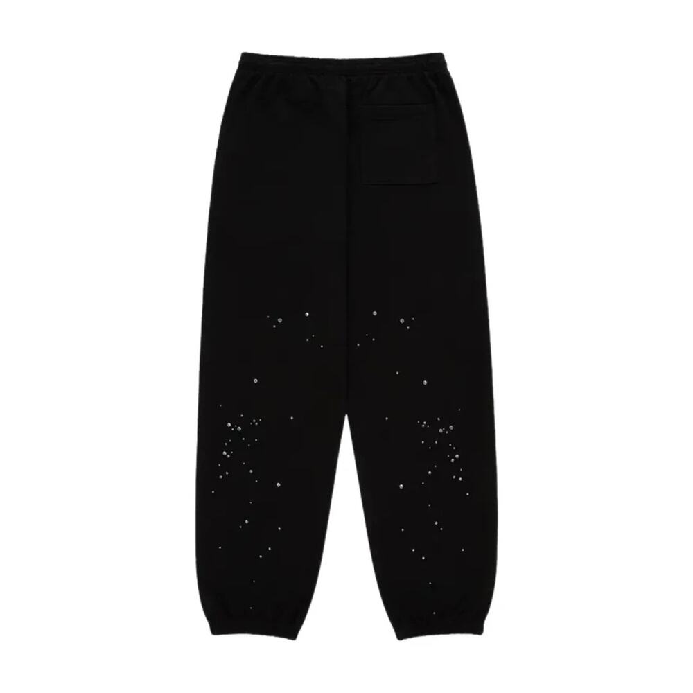 Sp5der Rhinestone Silk Sweatpant - Picture 2 of 5